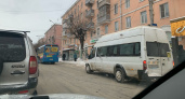 В Рязани из маршрутки выпал пассажир из-за резкого старта водителя