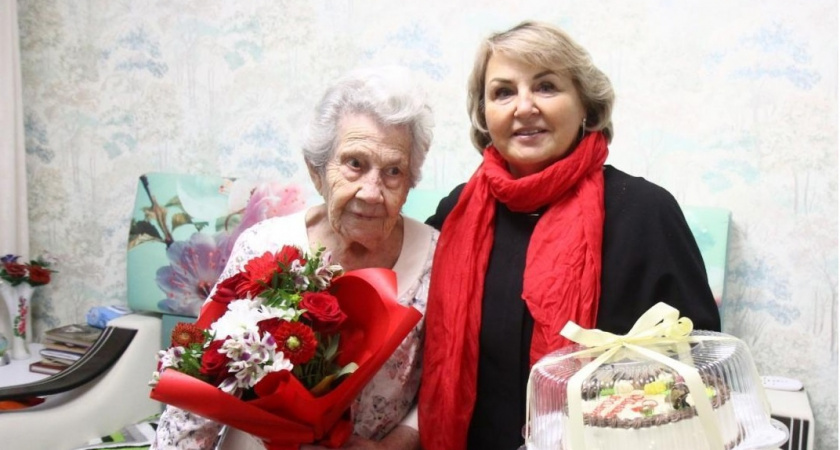Жительница Рязани отметила 100-летний юбилей