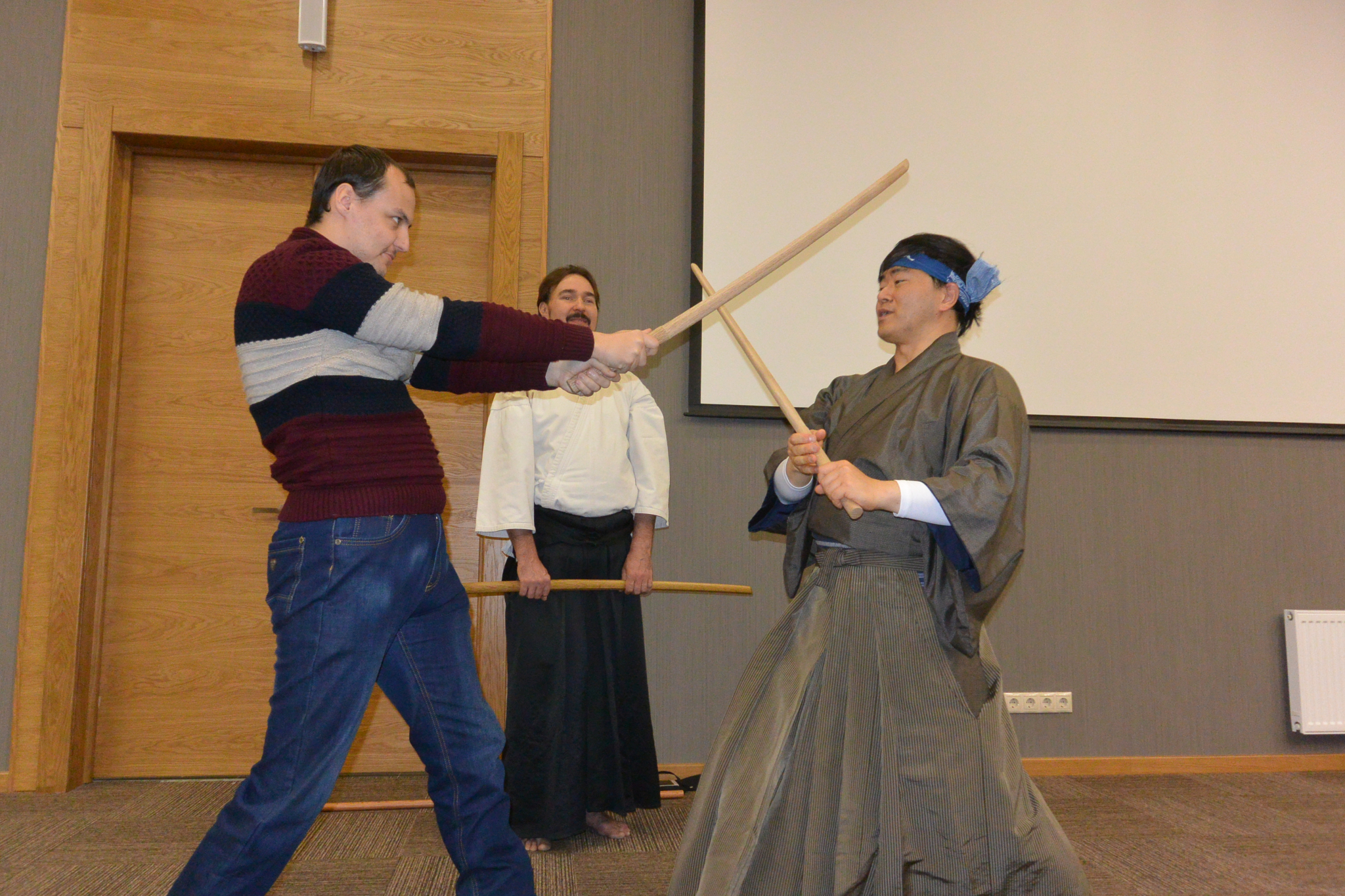 Японский мастер показал рязанцам, как владеть самурайским мечом