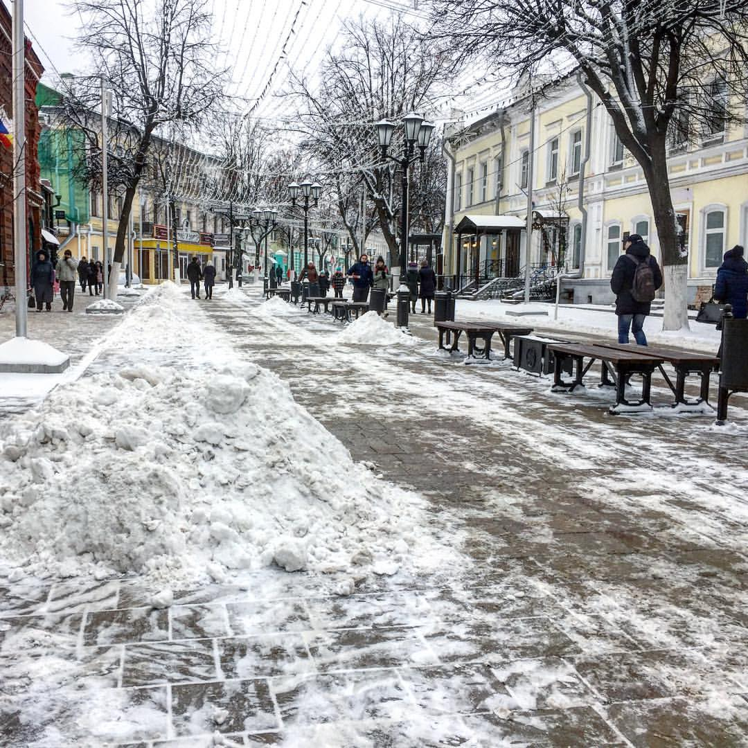 В сети набирает популярность петиция с требованием наладить уборку снега в Рязани