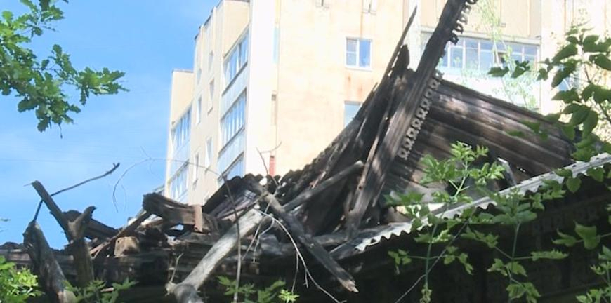 Старинный сгоревший дом в Рязани отреставрируют в следующем году