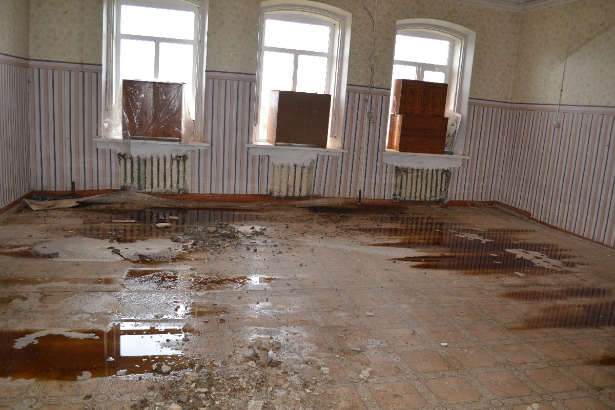 В Пронском районе затопило школу