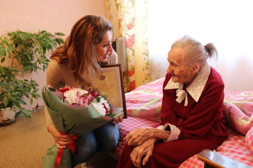 Жительнице Рязани исполнилось 100 лет