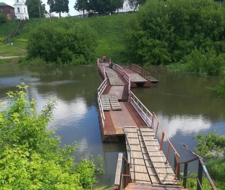 Паводок в Рязани: в реке Трубеж поднялся уровень воды