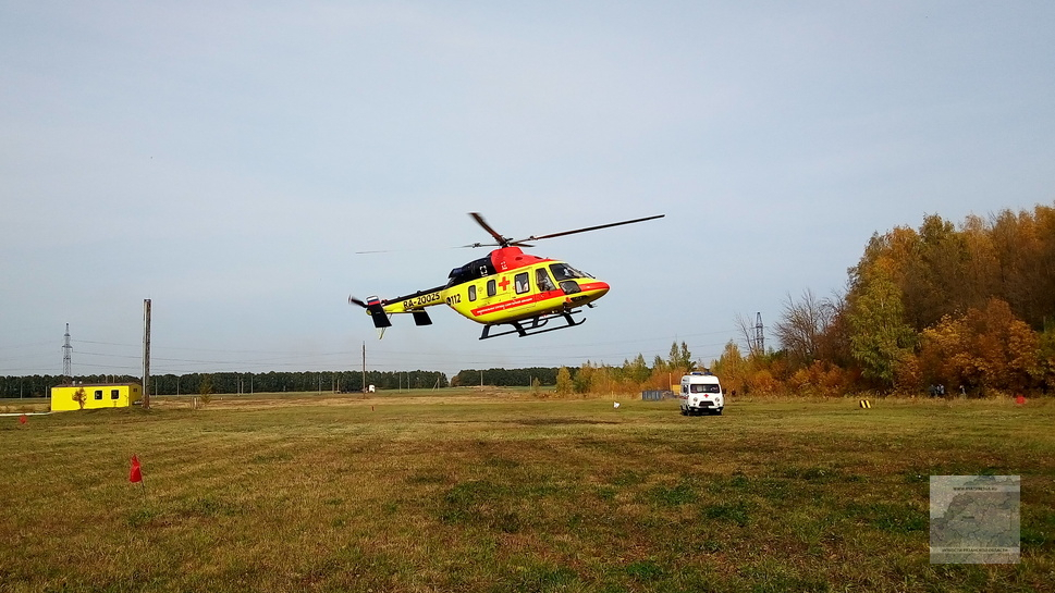 Действовали оперативно: в Рязань доставили ребенка на вертолете санавиации