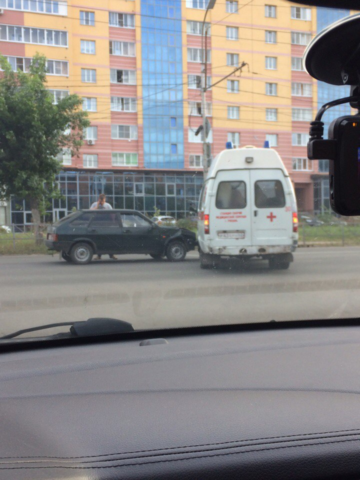 На Касимовском шоссе произошло ДТП с участием машины скорой помощи