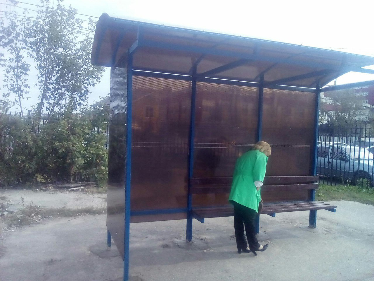 На улице Солнечная в Рязани появился новый остановочный пункт