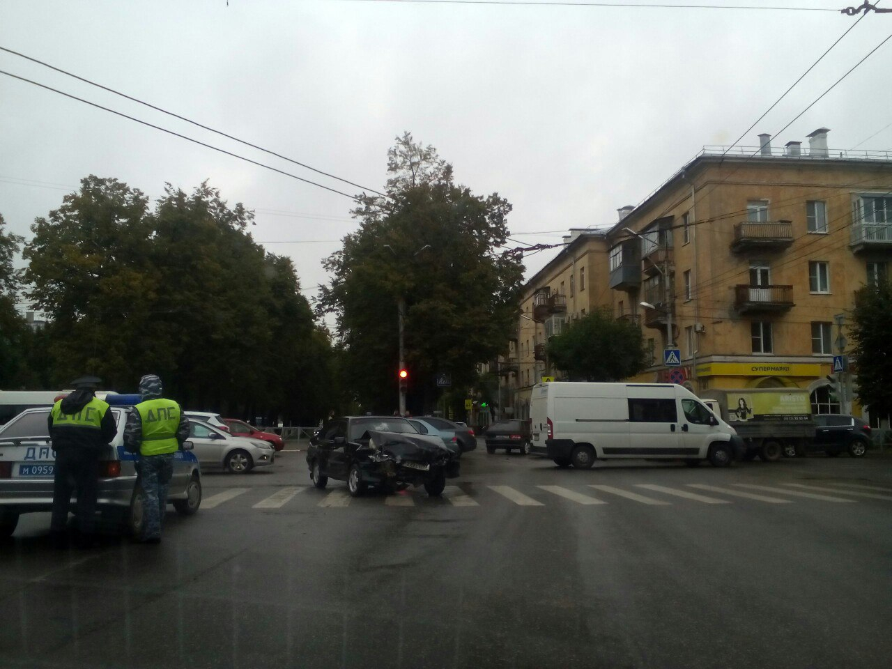ДТП в центре Рязани – столкнулись два легковых автомобиля