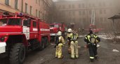 В МЧС прокомментировали пожар в рязанском бывшем училище связи