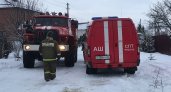Появились фото с места смертельного пожара в Рязанском районе
