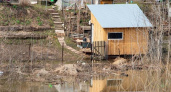 В поселке Остров в Рязани затопило два приусадебных участка