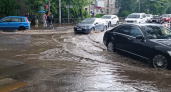 В Рязани 8 июня из-за дождя затопило часть улиц