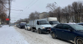 В Рязани образовались 10-балльные пробки утром 22 января