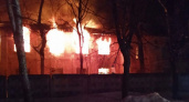 В Скопине на улице Красноармейской выгорело бывшее здание войсковой части