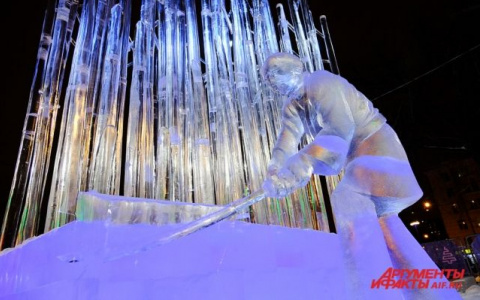 Рязанцы взяли золото на Кубке России по ледовой скульптуре "Зимний вернисаж"