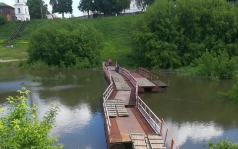 Паводок в Рязани: в реке Трубеж поднялся уровень воды