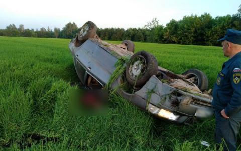 Водитель погиб на месте: в Сараях перевернулся автомобиль