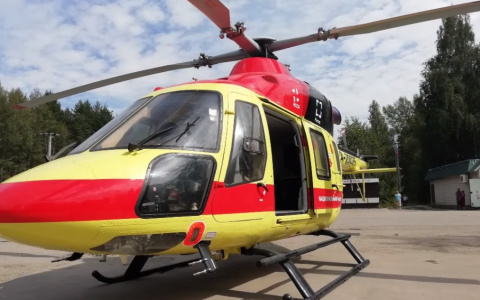 Новый полет медицинского вертолета: в Рязань доставили мальчика с тяжелым отравлением