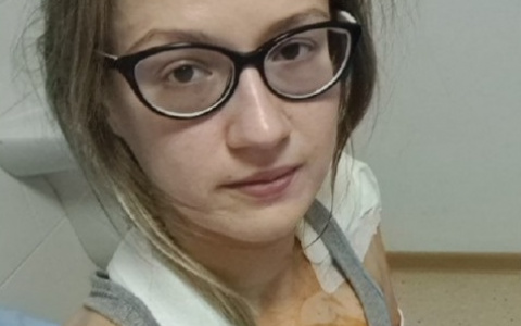 #селфивбольнице: рязанка пострадавшая на скользком переходе, ответила на флешмоб Любимова