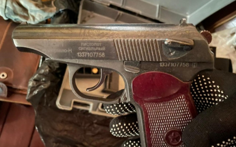 До пяти лет: у рязанского коллекционера нашли переделанный стартовый пистолет