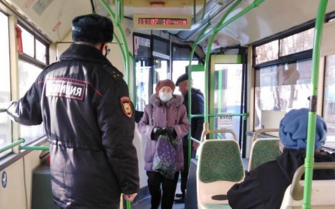 В Рязани прошёл рейд по соблюдению масочного режима в автобусах